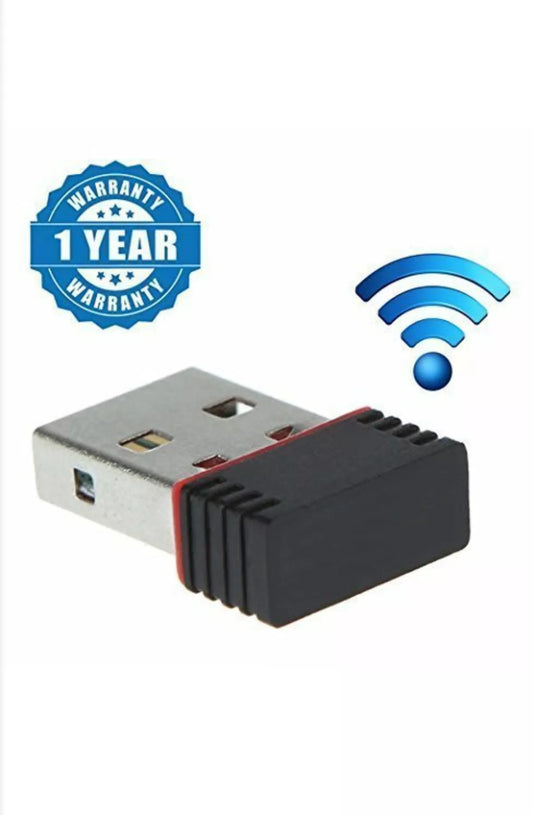 Terabyte 1000 MBPS Mini Single Band WIFI USB Adapter 802.IIN (Black)